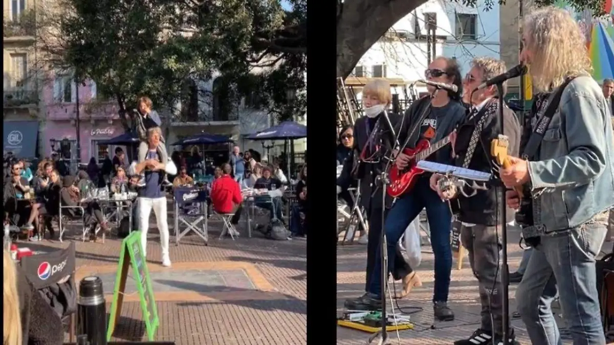 Vecinos de Buenos Aires cantan Eduardo, vení a buscar a Juan Cruz para encontrar al padre de un niño perdido